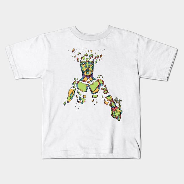 Ashes to ashes, dust to dust - psychedelic Kids T-Shirt by thegunnarman